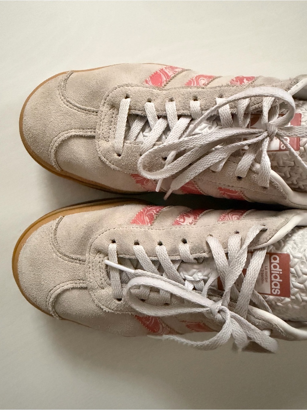 Adidas Gazelle Bold Platform Sneakers Putty Mauve Pink Size 8.5